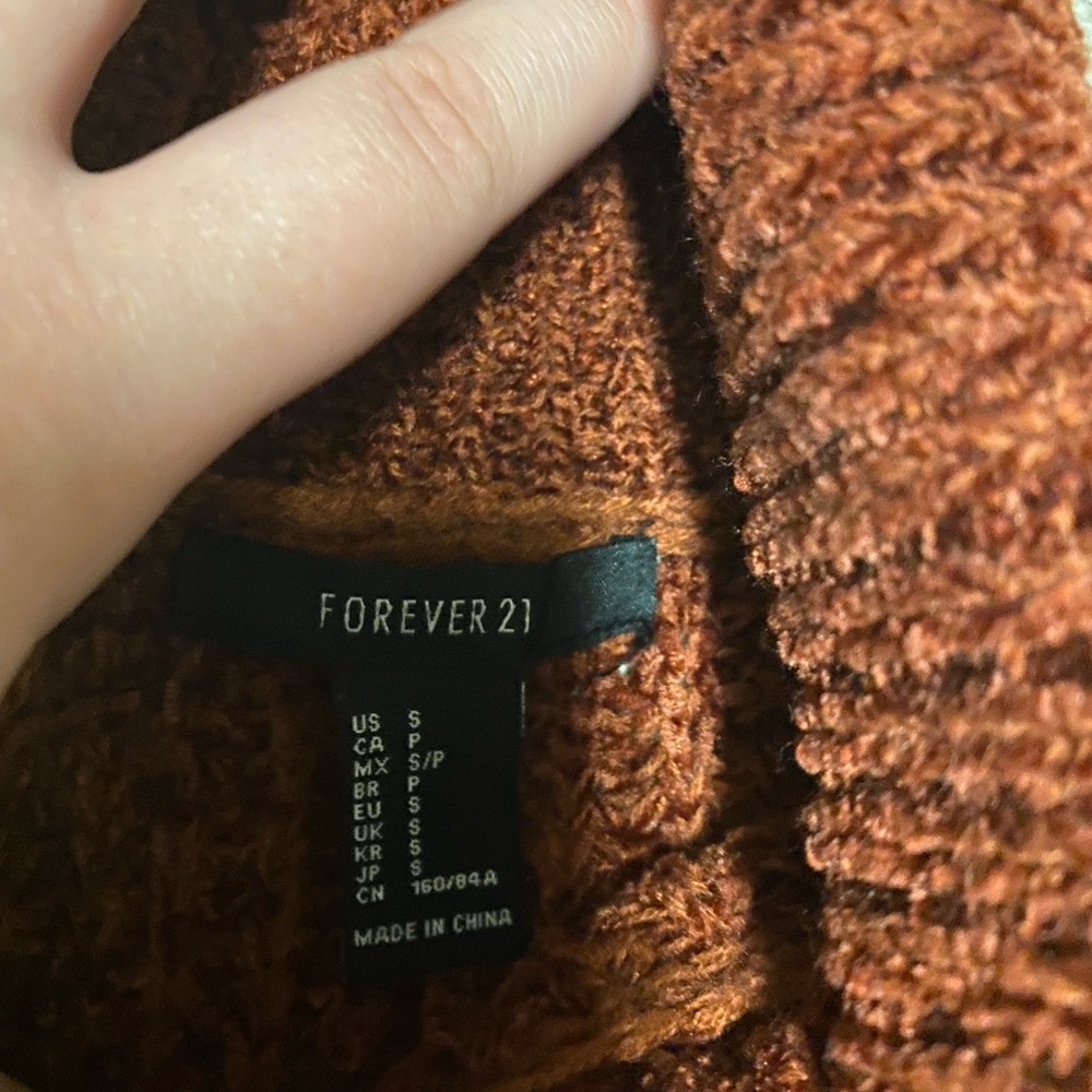 Burnt orange sweater! Size small! - Picture 2 of 2